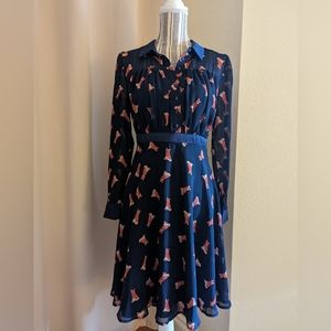 Modcloth fox print dress